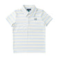 Boys' Prodoh Short Sleeve Pro Performance Yellow Pear Stripe