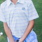 Boys' Prodoh Short Sleeve Pro Performance Yellow Pear Stripe