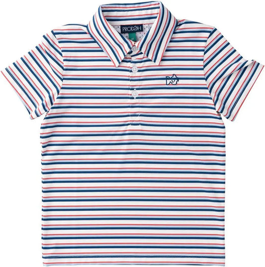 Boys' Prodoh Short Sleeve Pro Performance American Stripe