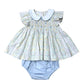 Spring Bouquet Smocked Bloomer Set