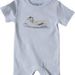 Mallard duck boy romper