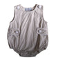 Khaki Windowpane Boy Bubble