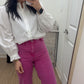 Acid Wash Jean | Hot pink