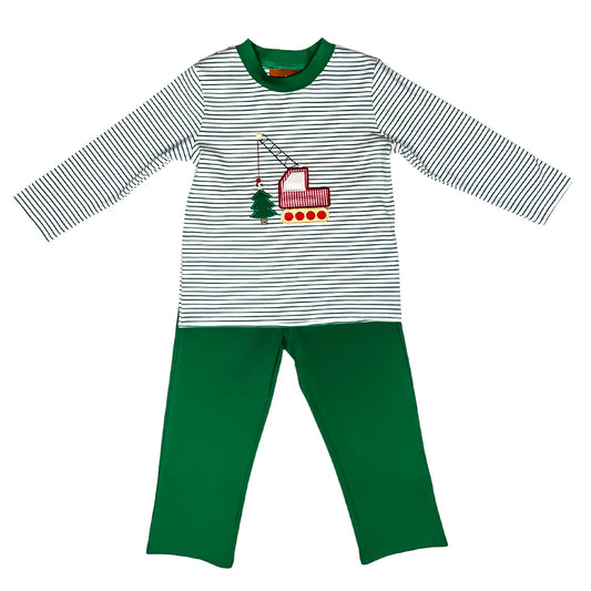 Bringing Home The Tree Pant Set-MJ