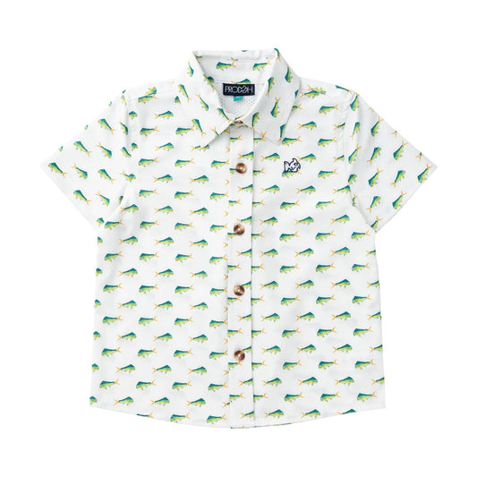 Mahi Mahi Short Sleeve Button Up |Prodoh