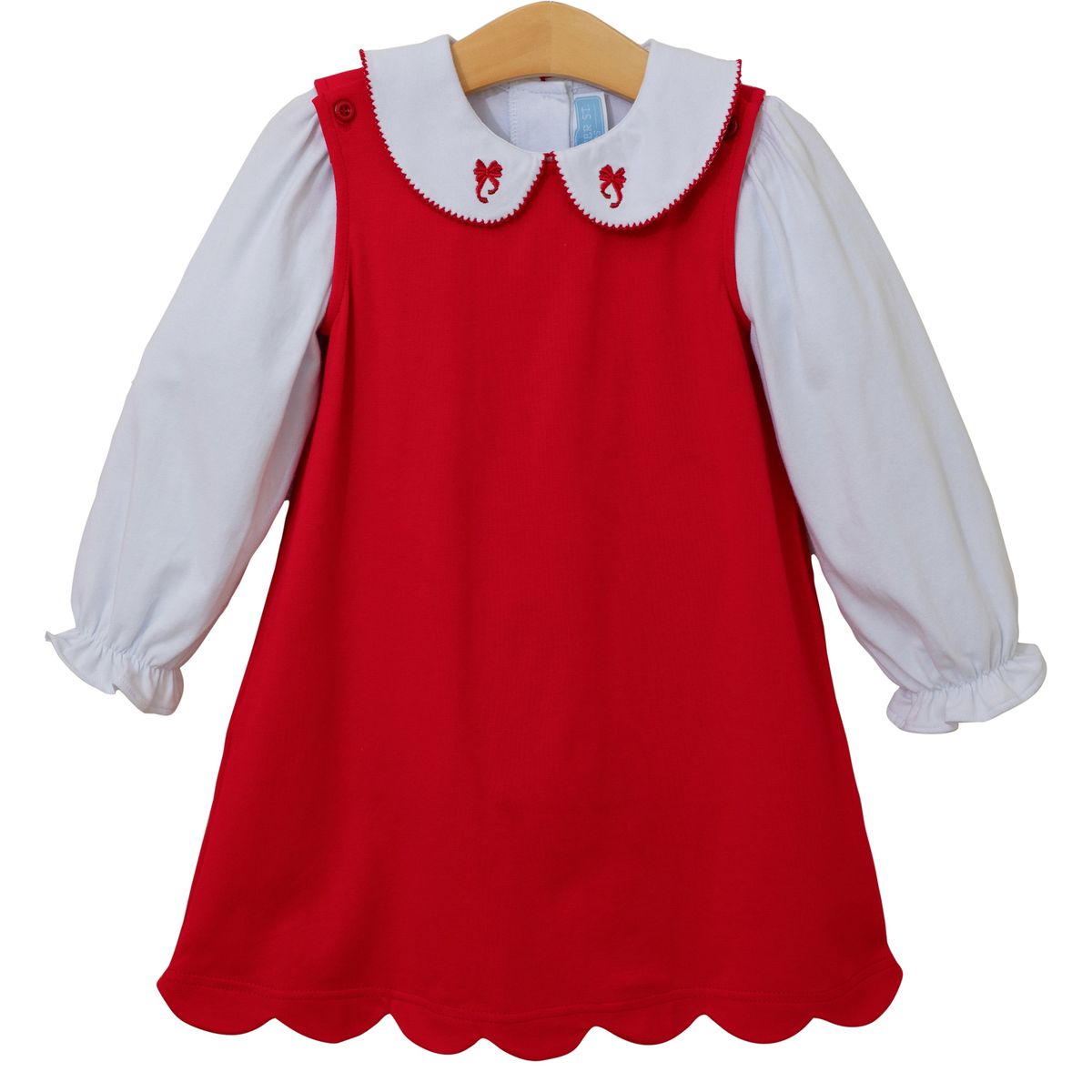 Holiday Bow Dress Set