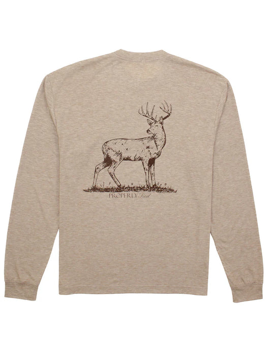 Portland Pocket Tee Whitetail Sand-Properly Tied
