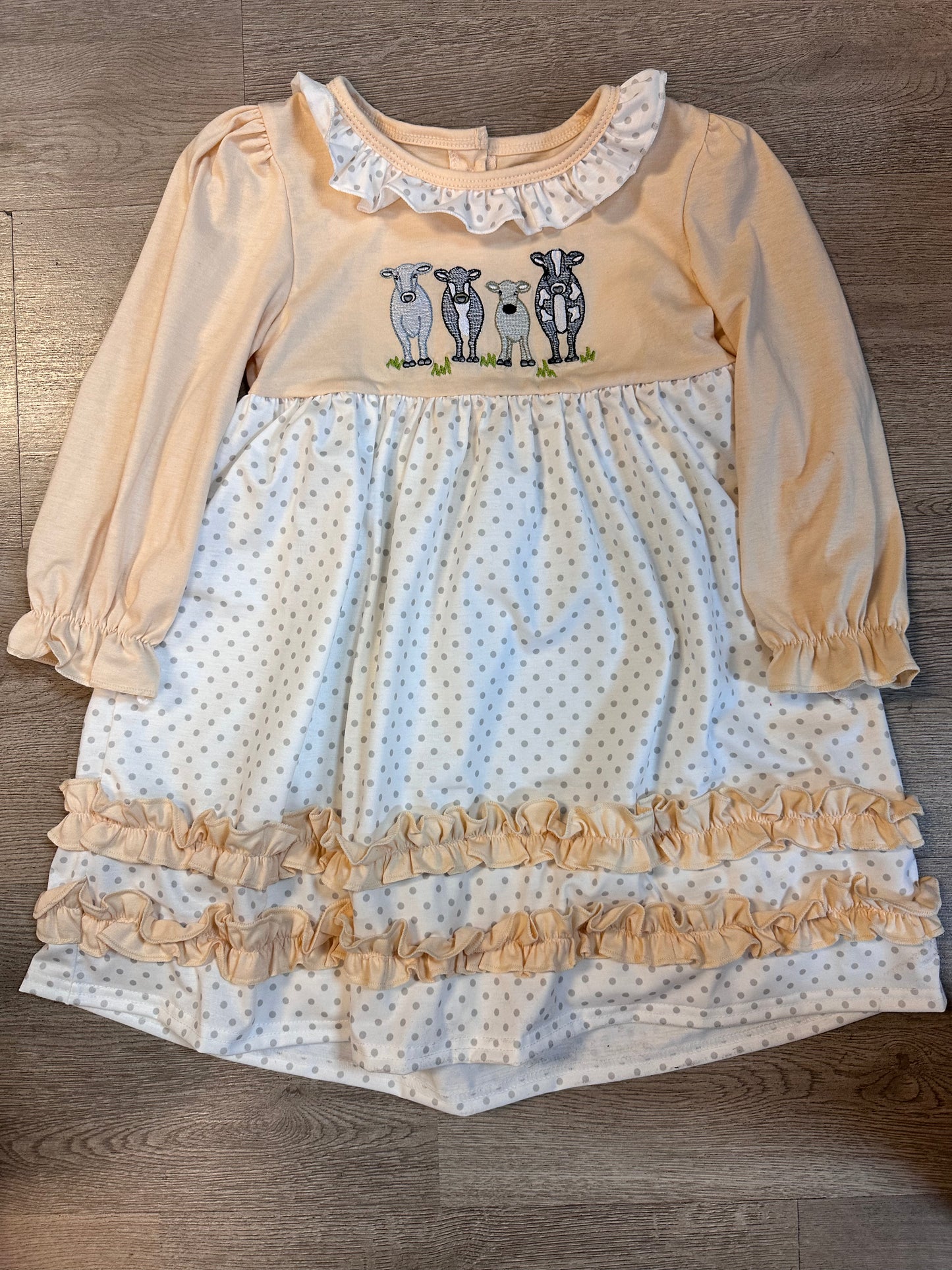 Girl Cow Dress