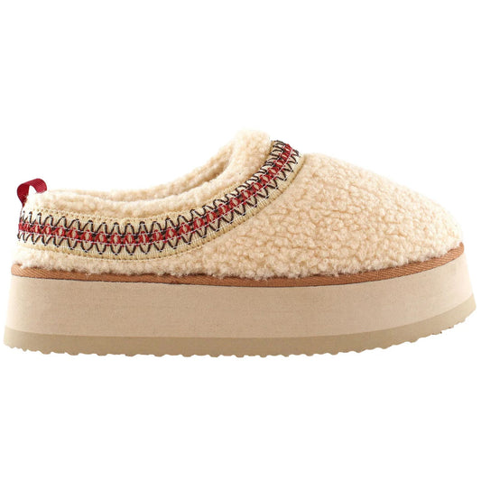 So Soft Cream Platform Slipper Simply Southern