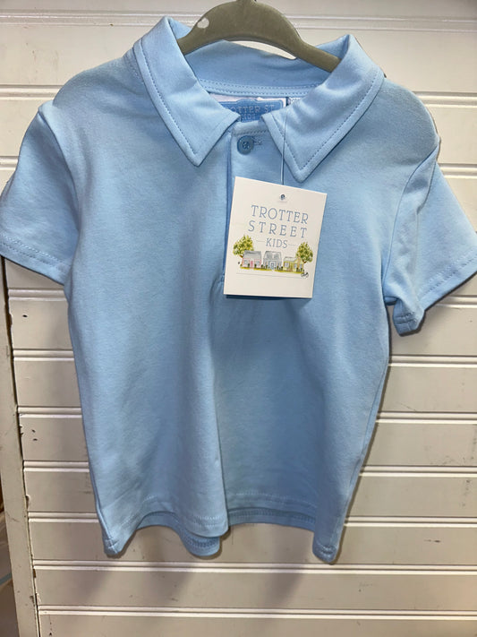 Trotter street blue polo