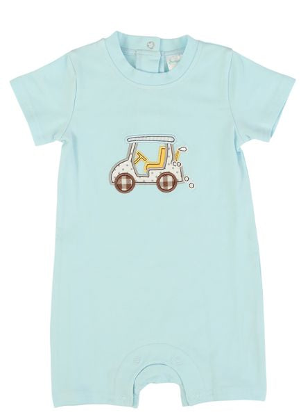 Hole in One Boy Romper Jumping Jolly