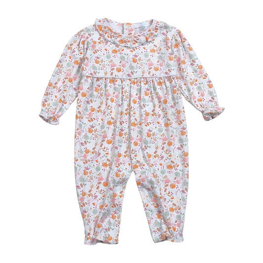 Pumpkin Season Pima Romper Baby Loren