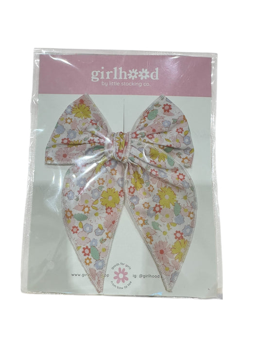 Spring Floral Bow