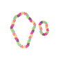 Sweet Tart Heart Necklace and Bracelet Set - GP