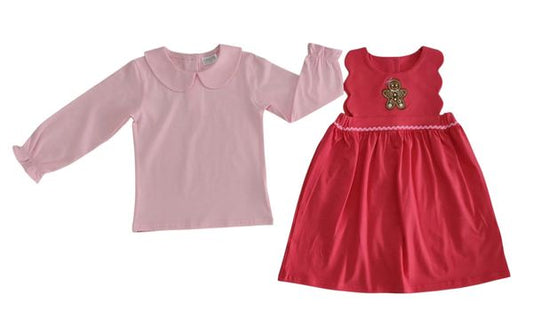 Gingerbread Dress- Jumping Jolly