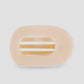 Round Flat Hair Clip | Medium | Almond Beige