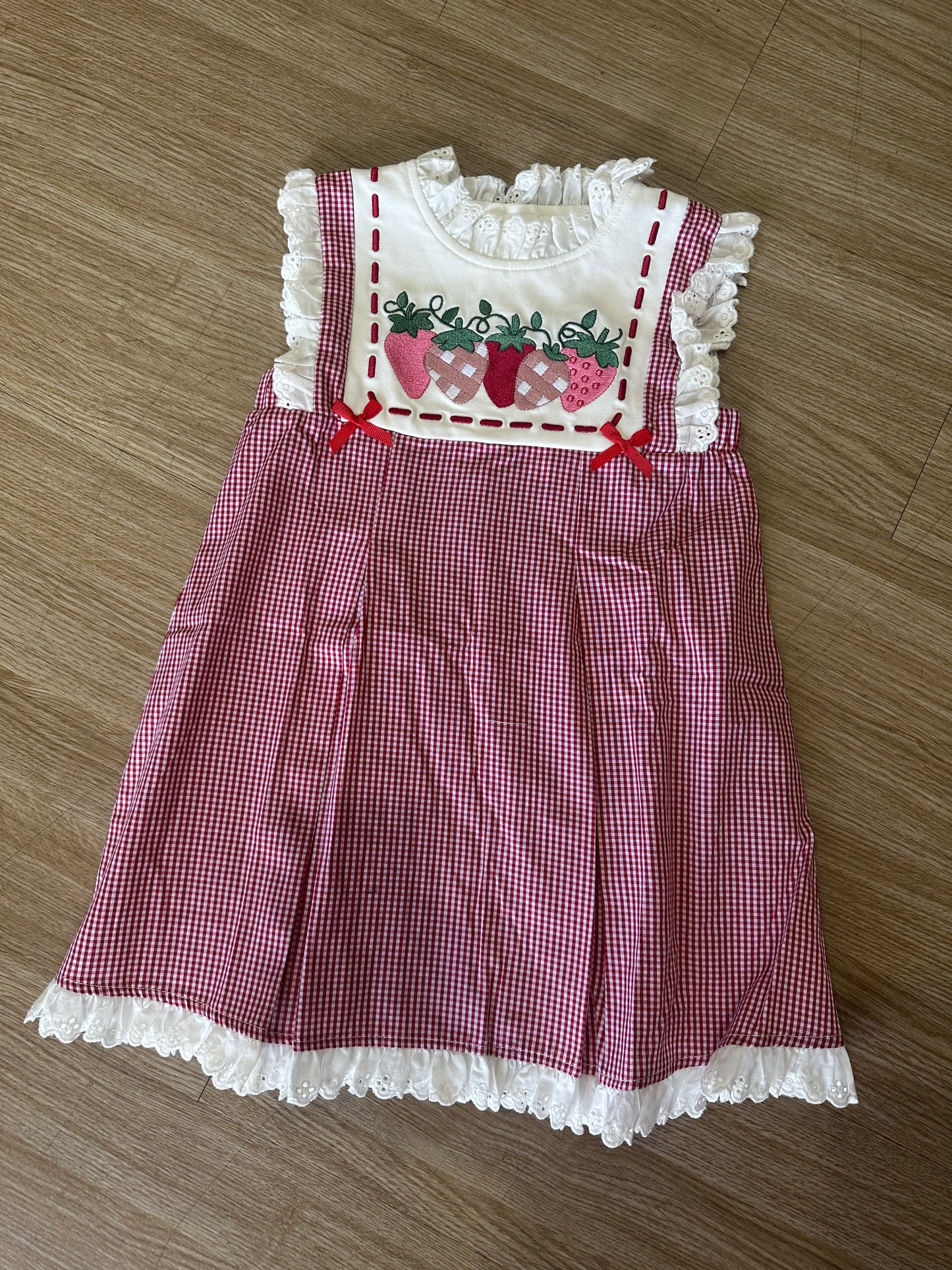 Strawberry Girl Dress| Jumping Jolly