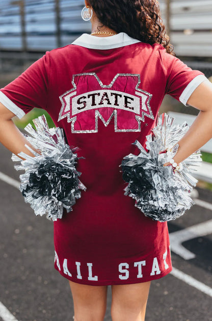 Mississippi game day sequin dress