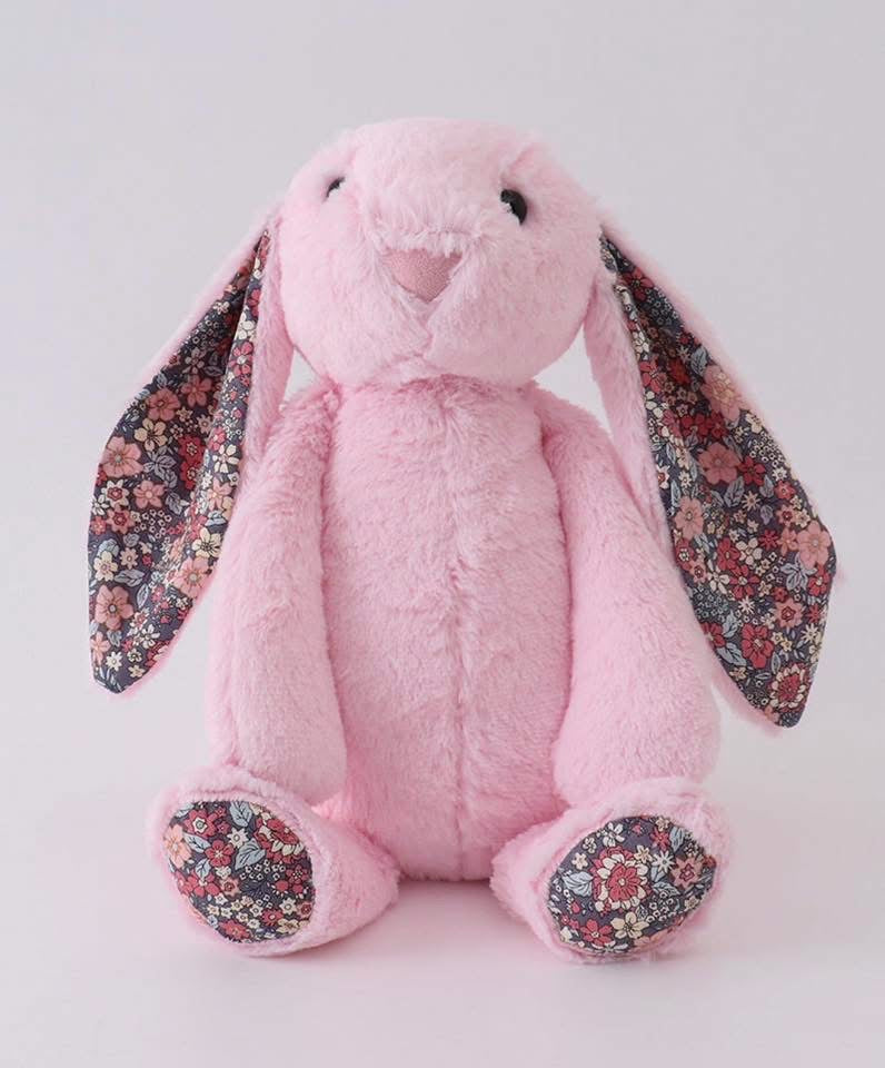 Pink Floral Bunny