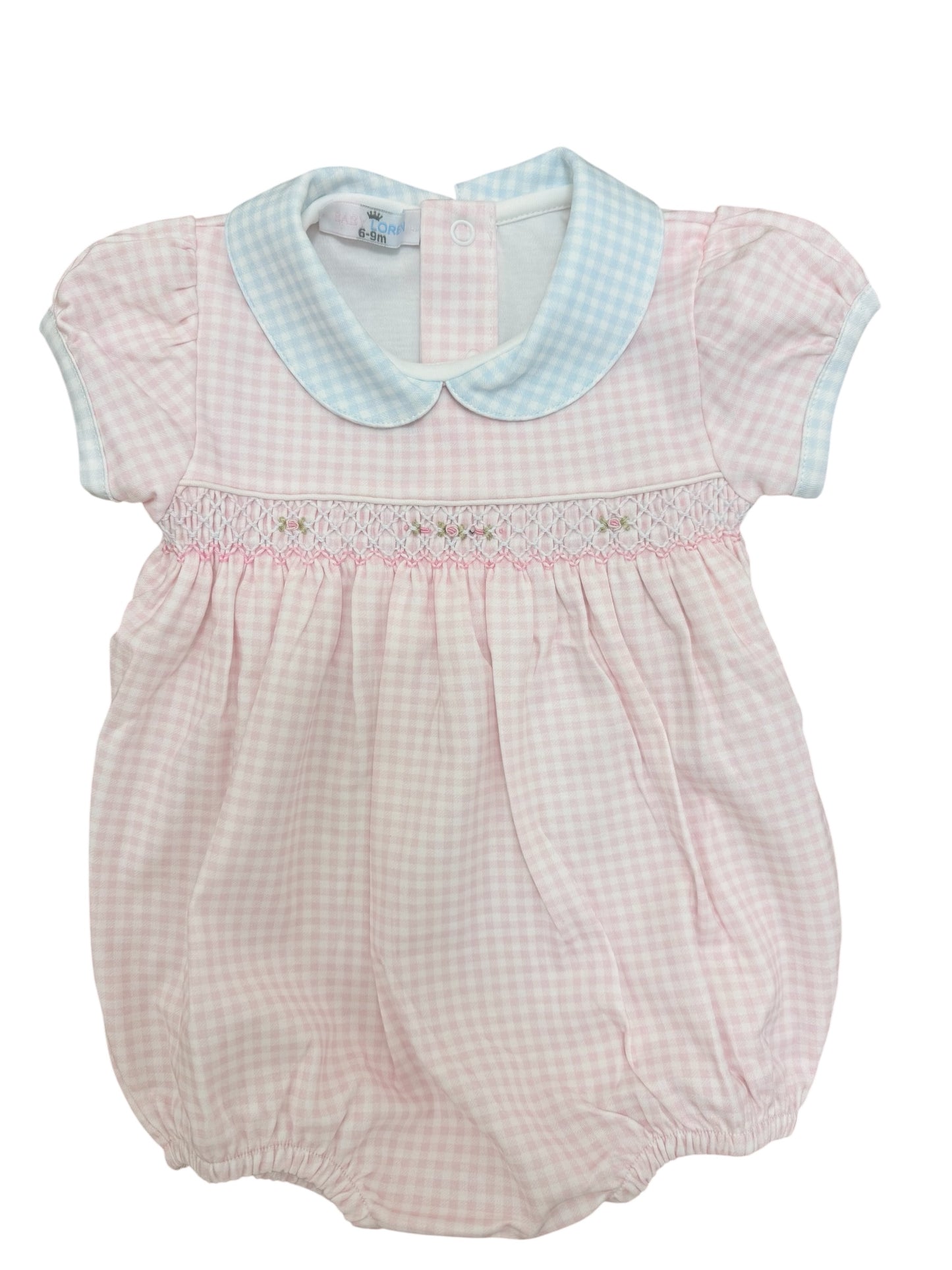 Lorena Hand Smocked Bubble