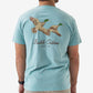 Short Sleeve Tee - Flying Mallards - Sky Blue |Burlebo