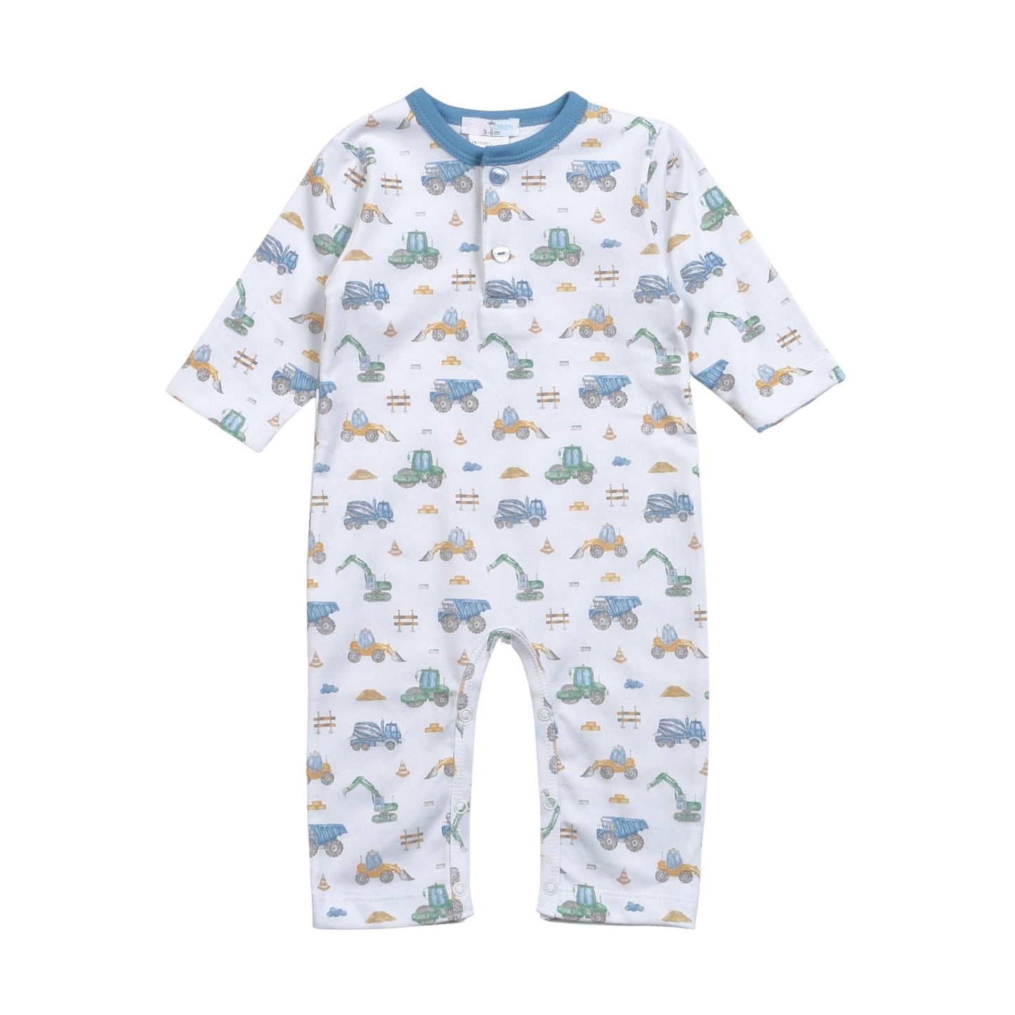 Baby Loren Construction Site Pima Romper