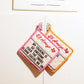Smoke Alarm Marquee Pot Holders (Set of 2)