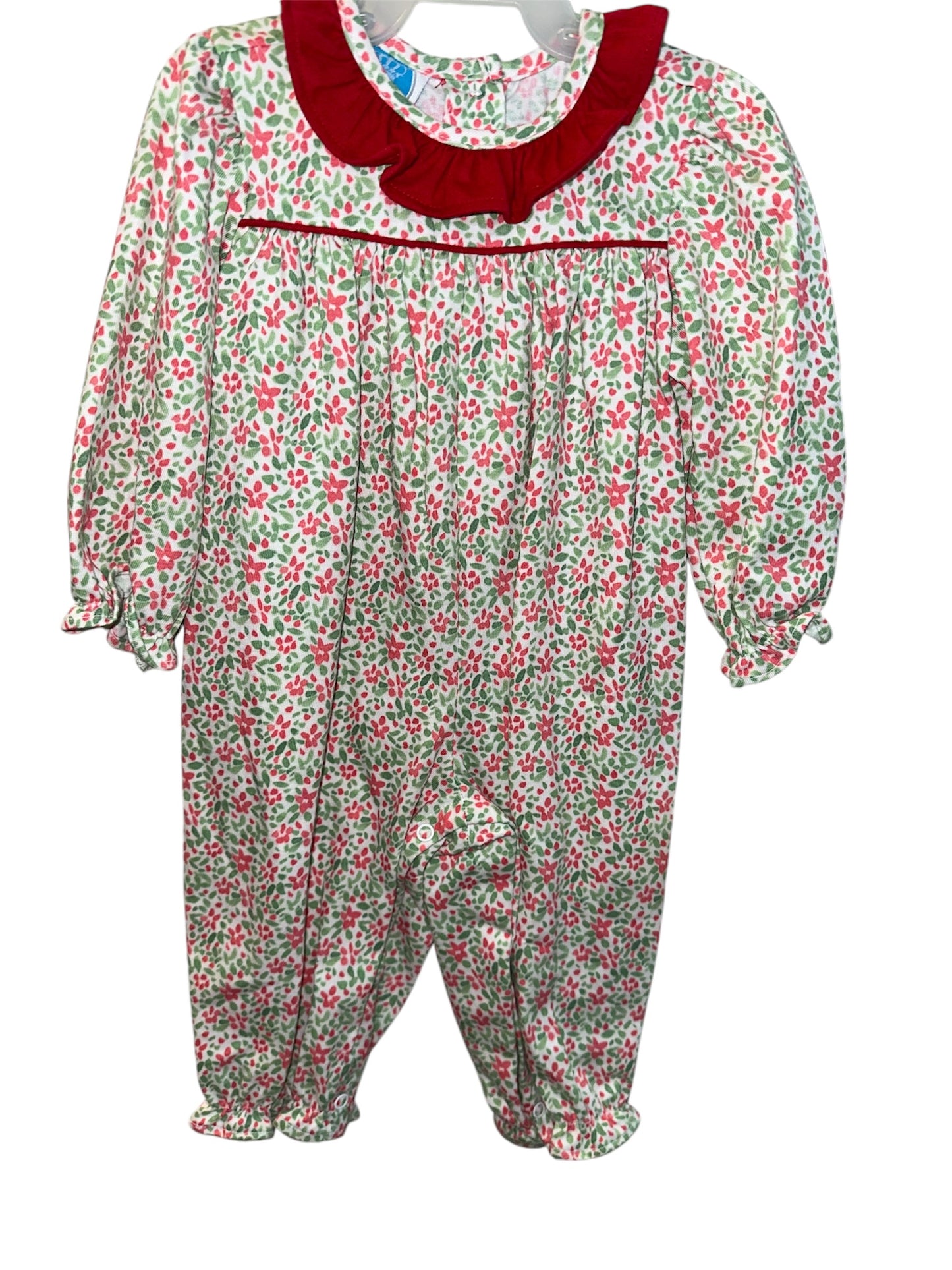 Christmas floral knit longall Krewe kids