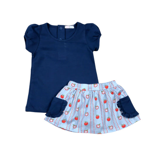 Back to School Pima Skort Set Baby Loren