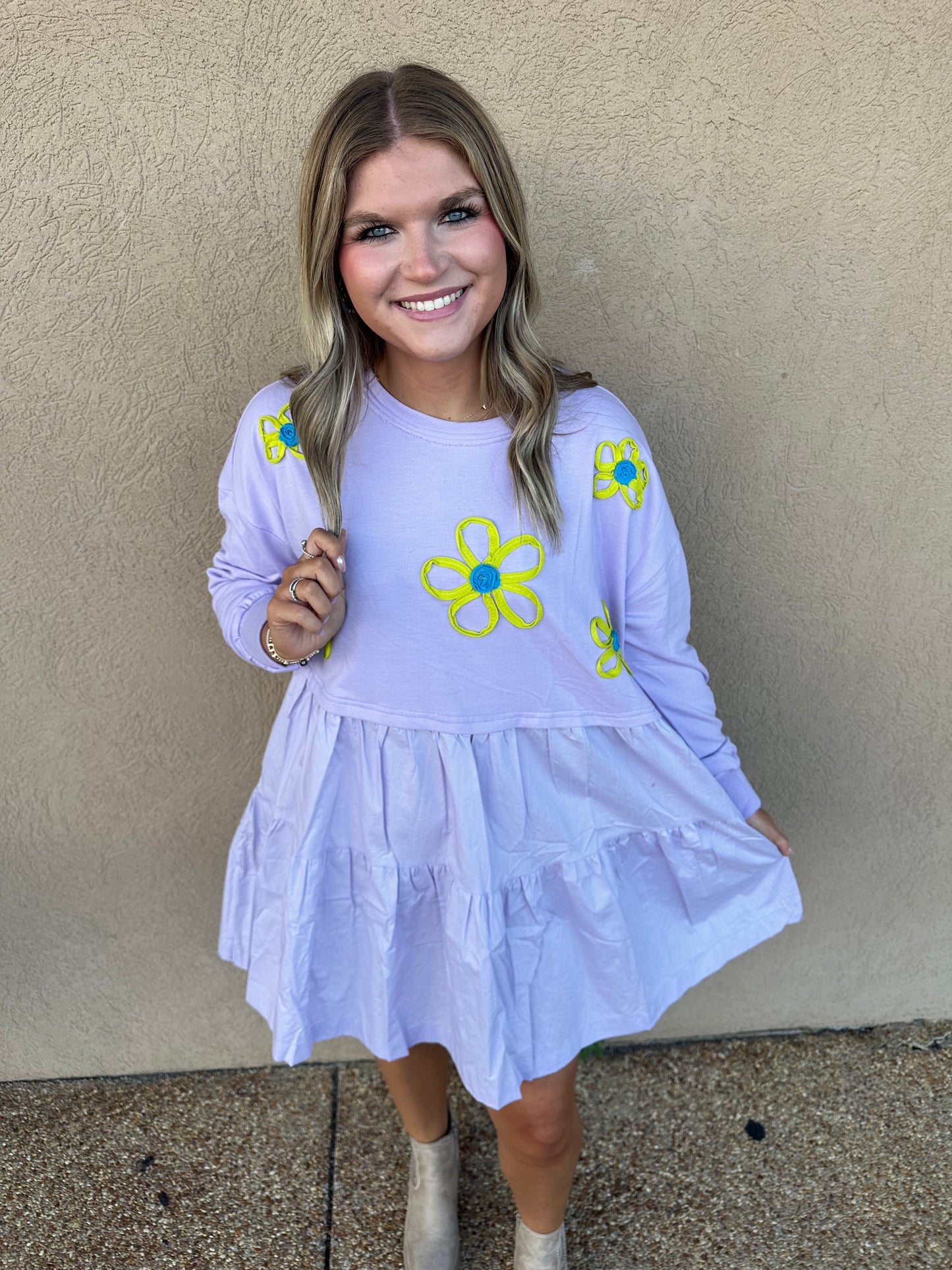 Lavender garden dress