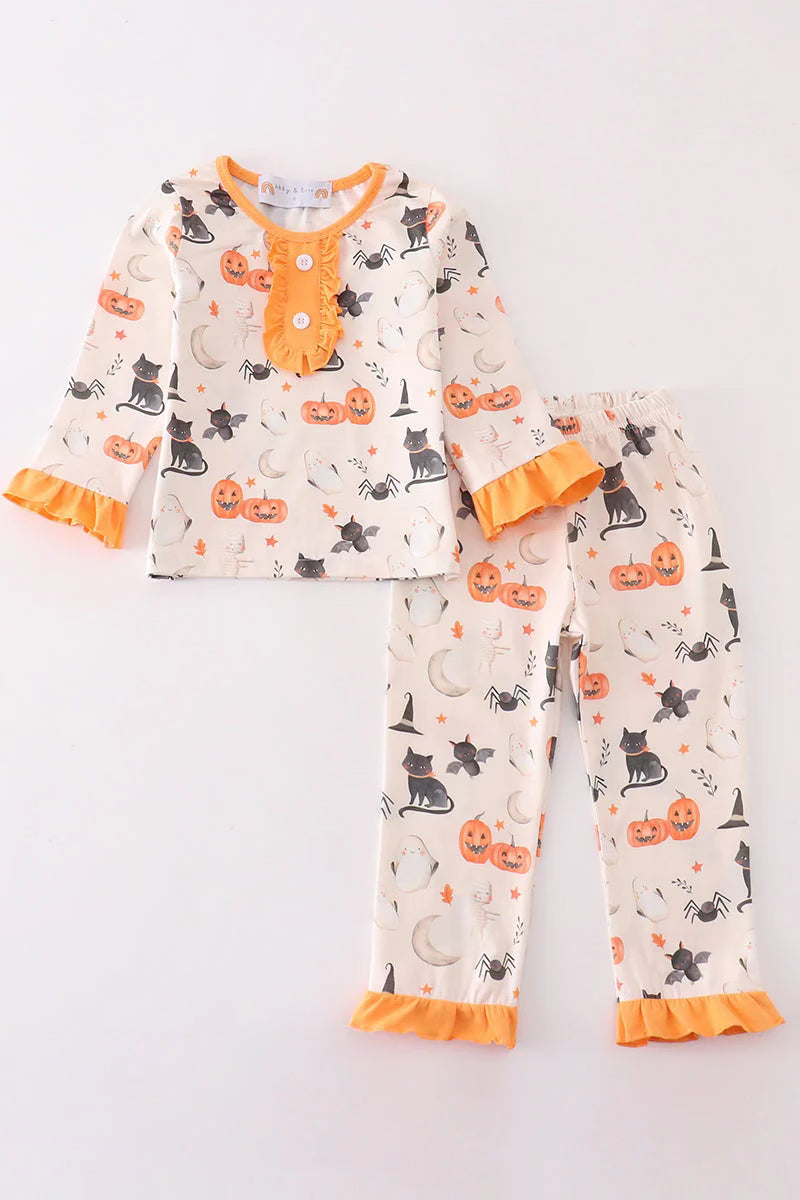 Girl Halloween PJ Set