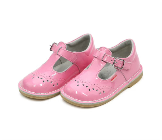 Malibu Pink Ruthie Stiched MJ Patent