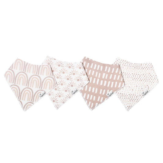 Bliss Baby Bandana Bibs Copper Pearl