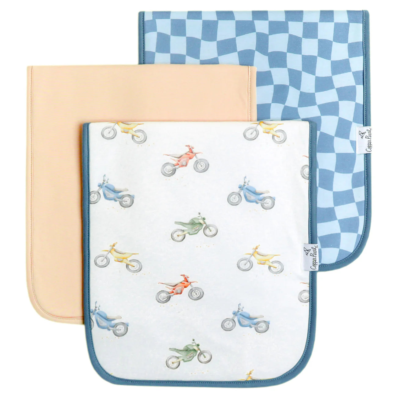 Ryder Premium Burp Cloths Copper Pearl
