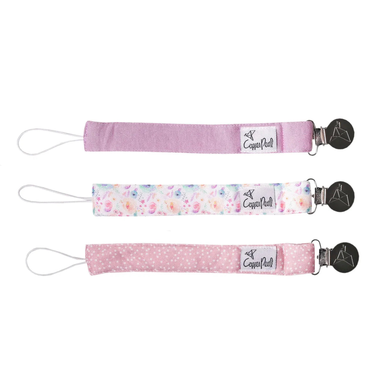 Bloom Binky Clips Copper Pearl