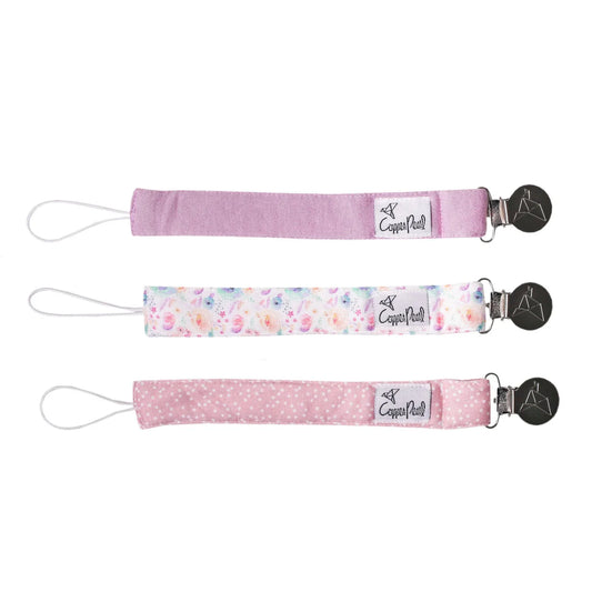 Bloom Binky Clips Copper Pearl