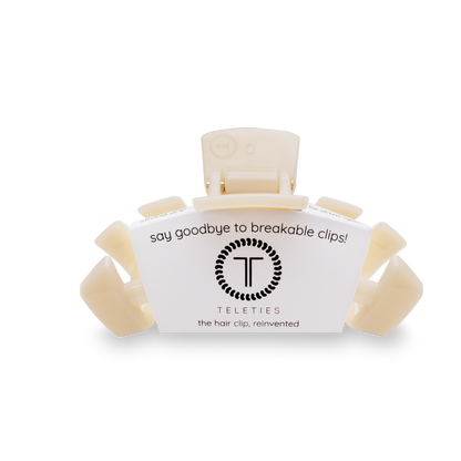 Almond Beige Classic Hair Clip | Medium