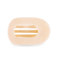 Almond Beige Round Flat Hair Clip | Large