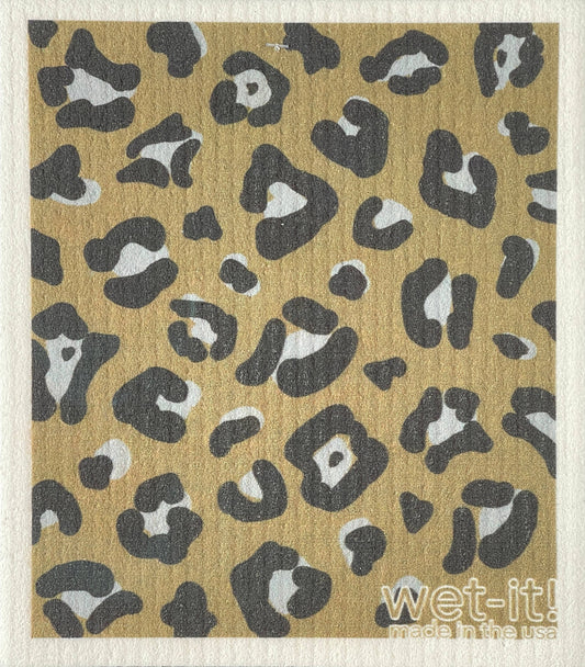 Bold Leopard Swedish Cloth