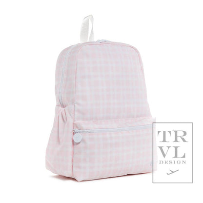 Pimlico Plaid Pink Backpack Trvl
