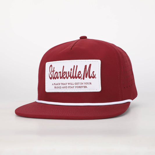 Starkville, MS Rope Hat with Patch