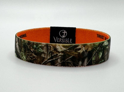 Forest Camo / Proverbs 3:5-6 Wristband:m