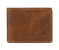 Leather Wallet George Camel