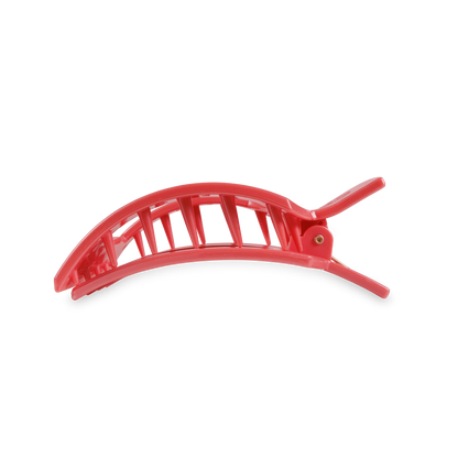 Calming Coral Square Flat Hair Clip | Large