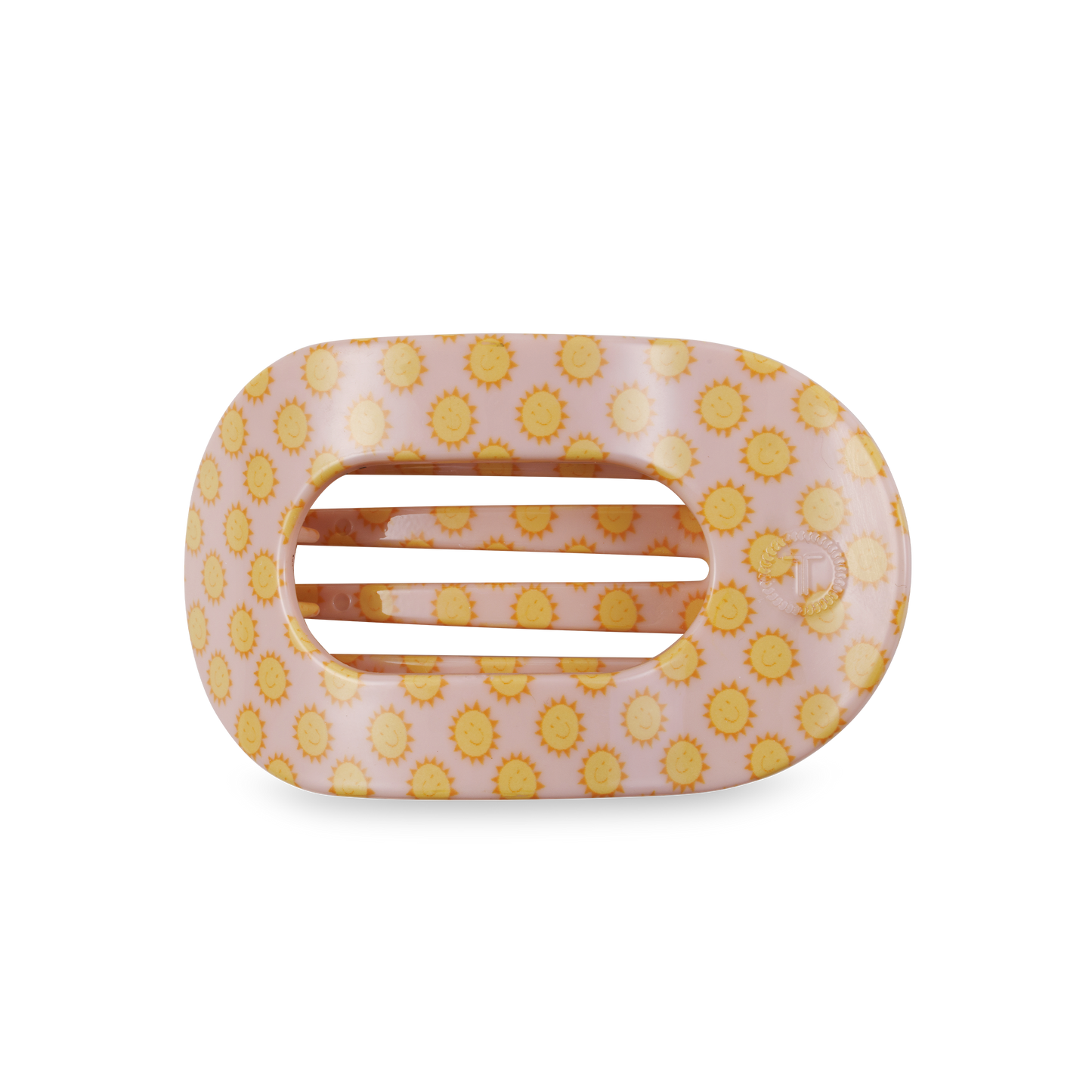Sunny Days Ahead Round Flat Hair Clip | Medium