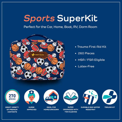 Sports First Aid SuperKit (270 pcs)