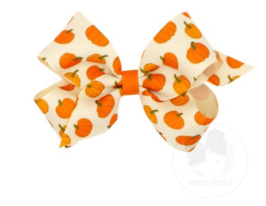 Harvest Pumpkin Bow