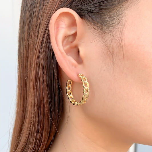 Curb Chain Earrings