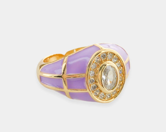 Lavender Signet Ring