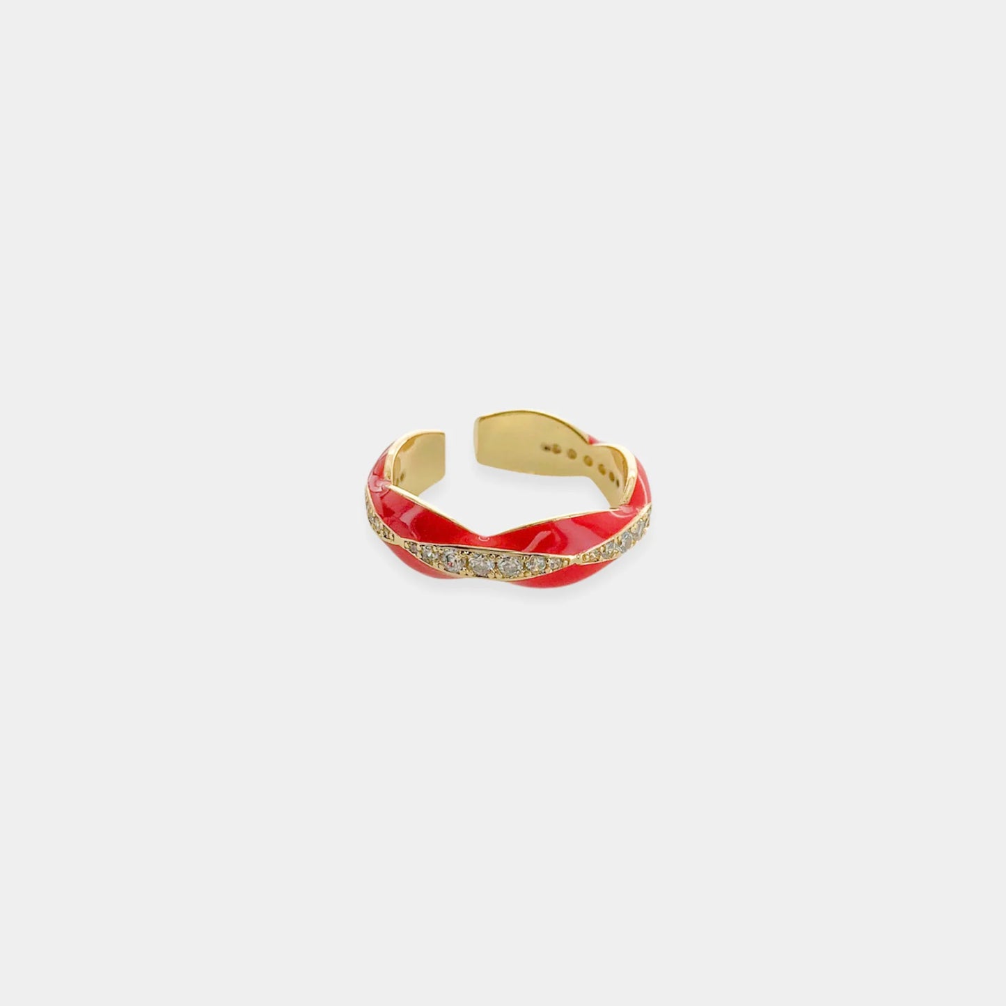 Wavy Red Ring